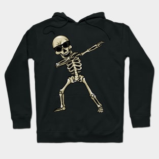 Funny Cool Skeleton Dab Halloween Hoodie